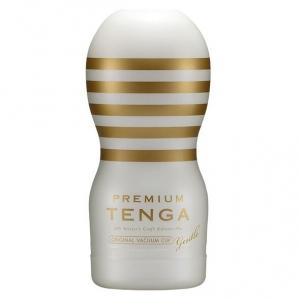 Мастурбатор Tenga Premium Original Vacuum Cup GENTLE (глубокая глотка) с вакуумной стимуляцией