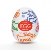 Яйцо мастурбатор Keith Haring EGG Street одноразовое Tenga (Япония)