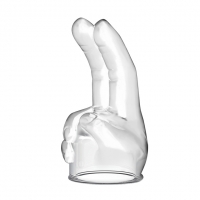 Насадка на вібромасажер Power Head Double Finger Wang Massager Head Transparent