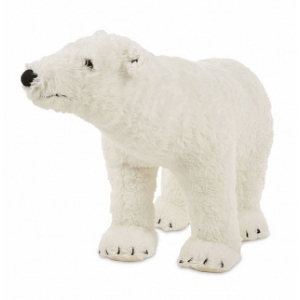 Большой плюшевый полярный медведь 86 см