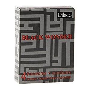 Презервативы Rilaco Black Wonder 4 шт