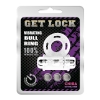 Эрекционное виброкольцо - Get Lock Vibrating Bull Ring Clear