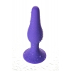 Анальная пробка Toyfa A-Toys силикон фиолетовый 125 см
