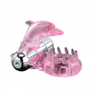 Эрекционные кольца Cock Ring 2 With Bullet Vibrator Pink