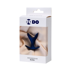 Расширяющая анальная пробка ToDo By Toyfa Bloom силикон синяя 85 см ø 45 см