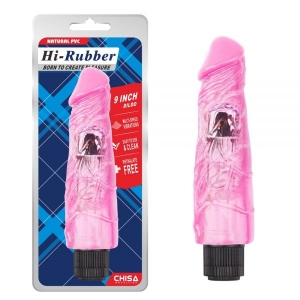 Вибромассажер Hi-Rubber Dildo Pink