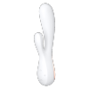 Вибромассажер кролик SATISFYER MONOFLEX WHITE