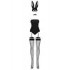 Костюм зайчика черный Obsessive Bunny costume L/XL