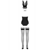 Костюм зайчика черный Obsessive Bunny costume L/XL