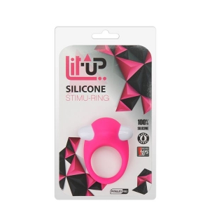 Эрекционное кольцо LIT-UP SILICONE STIMU RING 6 PINK DT21236