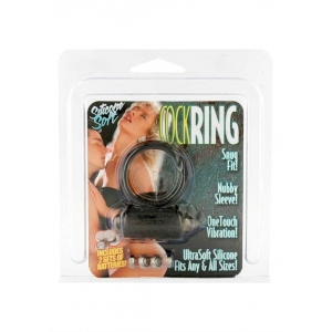 Эрекционное кольцо Mini Vibrating Cockring, черный