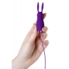Виброяйцо с пультом управления Toyfa A-Toys Bunny силикон фиолетовый