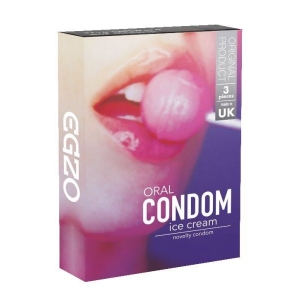 Оральные презервативы EGZO Ice Cream (Ванильное мороженное) 461135