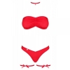 Комплект новогодний Obsessive Kissmas set Red® L/XL