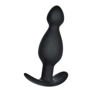 Анальная пробка A-Toys By Toyfa размера M, cиликон, черная, 11,5 см, ø 3,5 см