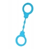 Силиконовые наручники A-Toys By Toyfa, силикон, голубые, 33 см