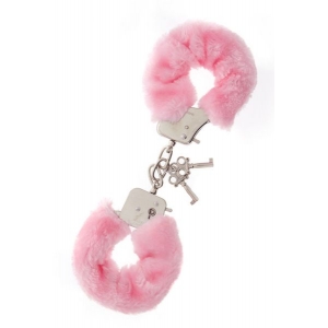 Наручники Metal Handcuff with Plush pink T160033