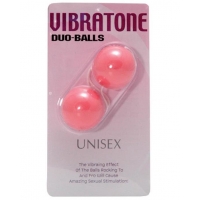 Вагинальные шарики Vibratone Duo Balls Blistercard, розовый