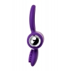 Виброкольцо с ресничками JOS Pery силикон фиолетовое 9 см
