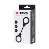 Силиконовые наручники A-Toys By Toyfa, силикон, черные, 33 см