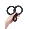 Силиконовые наручники A-Toys By Toyfa, силикон, черные, 33 см