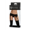 Комплект Glossy belt for stockings and panties Black