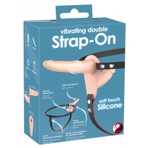 Страпон - Vibrating Double Strap-On
