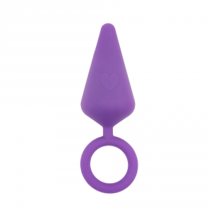 Анальная пробка Candy Plug M-Purple
