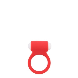 Эрекционное кольцо LIT-UP SILICONE STIMU RING 3 RED DT21159
