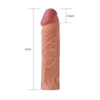 Удлиняющая насадка на пенис Pleasure X-Tender Penis Sleeve Add 1 Flesh