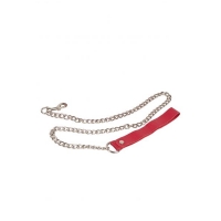 Поводок Leather Leash red 280179