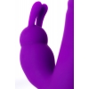 Вибратор c клиторальным стимулятором JOS Taty с пульсирующими шариками силикон фиолетовый 215 см