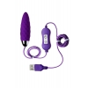 Виброяйцо с пультом управления Toyfa A-Toys Cony силикон фиолетовый