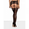 Чулки Obsessive Chiccanta stockings black S/M