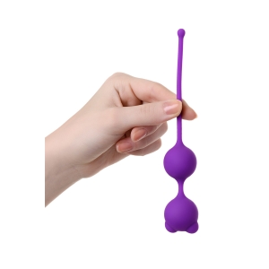 Вагинальные шарики A-Toys By Toyfa, силикон, фиолетовые, ø 2,7 см