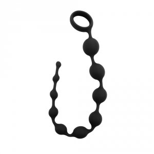 Анальная цепочка силикон Chisa 12'' Black Mont Playful Beads