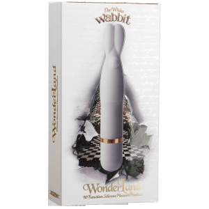 Классический вибратор WonderLand Massager The White Wabbit