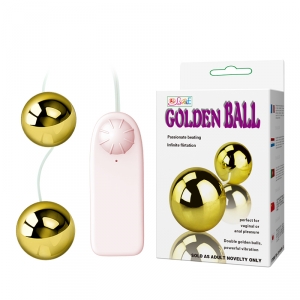 Вагинальные шарики Golden Balls Two Vibrators Multispeed 2AA Batteries