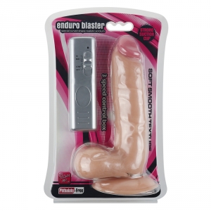 Реалістичний вібратор Enduro Blaster Vibrator Flesh, 21 см