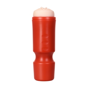 Мастурбатор Toyfa A-Toys красный/телесный, вагина, 24 см, 7,6 см
