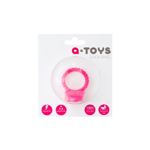 Эрекционное кольцо на пенис Toyfa A-Toys силикон розовый Ø35 см