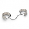 Браслеты - наручники PLASIR NACRE белый жемчуг Bijoux Indiscrets