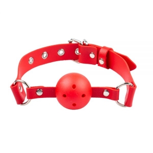 Кляп BDSM-NEW Breathable ball gag plastic red