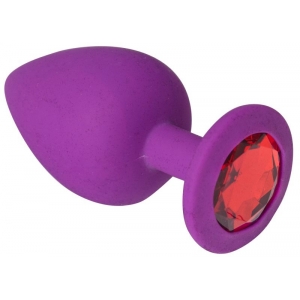 Анальная пробка Purple Silicone Ruby L 280574