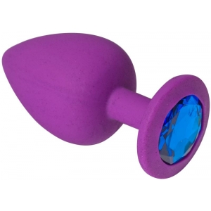 Анальная пробка Purple Silicone Sapphire L 280581
