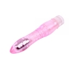 Вибромассажер Chisa Jelly Glitters Dual Probe Pink 291692