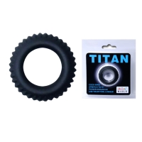 Эрекционное кольцо TITAN cock ring blue