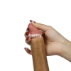 Фаллоимитатор с мошонкой 8'' Dual-layered Silicone Dildo