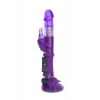 Вибратор с клиторальным стимулятором Toyfa A-Toys TPR Фиолетовый 22 см