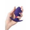 Анальная пробка ToDo By Toyfa Glob силикон фиолетовая 8,8 см, ø 4 см